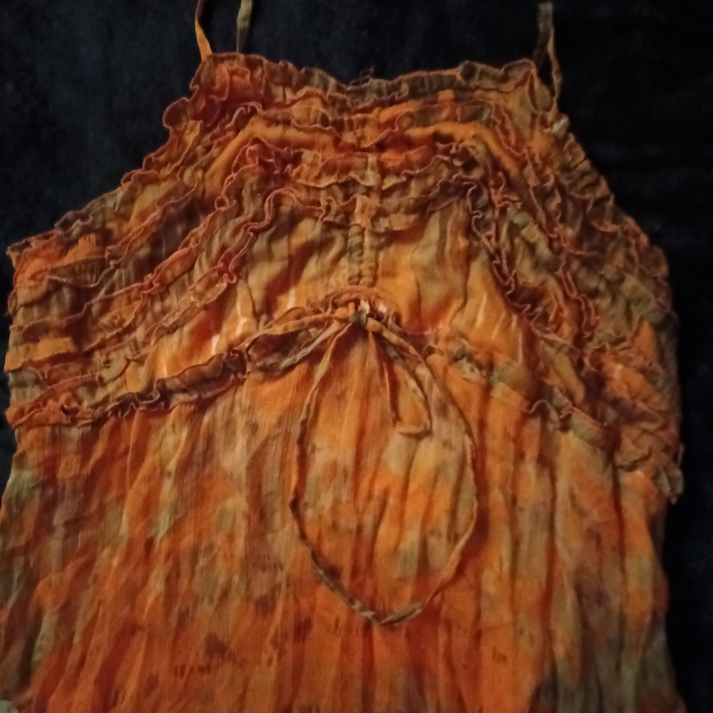 Orange Maxi Dress